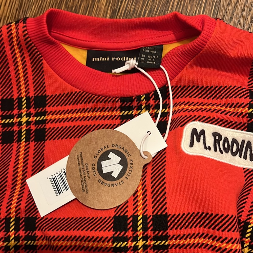 NWT Mini Rodini sweatshirt - Picture 2 of 2